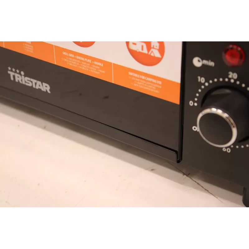 SALE OUT. Tristar OV-3615 Mini Oven, Black | Tristar | Mini Oven | OV-3615 | 10 L | 800 W | Black | DAMAGED PACKAGING, UNEVEN GAP BETWEEN GLASS AND DOOR TRIM