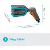 Garden water spray gun nozzle Gardena 18850-20 Black Green Grey Orange Width 77 mm Depth 277 mm Height 182 mm