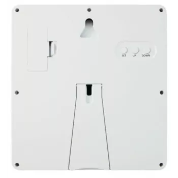 Digital photo frame TFA Geemarc Viso 5 with radio-controlled clock, white