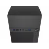 PC Case NATEC Helix Mini Tower Black — microATX/Mini-ITX, 3x3.5 inch + 5x2.5 inch, 33 cm GPU, USB-C/USB-A ports