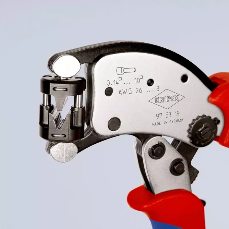 KNIPEX Twistor T self-adjusting crimping pliers Crimping pliers for wire end ferrules