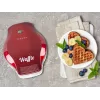 Beper BT.603Y Party Line Waffle Maker, 18 cm Non-Stick Plate
