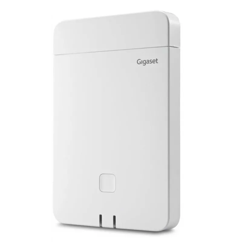 DECT base station Gigaset N770 IP Pro — 120 channels, HTTPS/SIPS/SRTP/SSL/TLS, indoor 50 m, outdoor 300 m, white