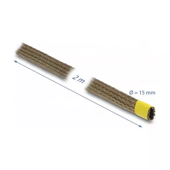 Cable Sleeve DeLOCK 20888 Brown Basalt Fiber 1 pc