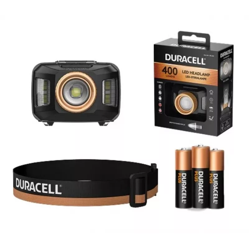 Duracell DH400 Headlamp black, orange