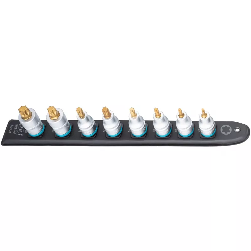 Torx bit set Hazet 992T-SR/8 — 8-piece short Torx T20–T60