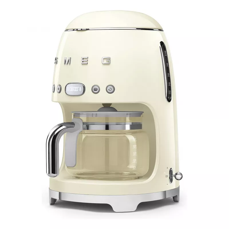 Smeg 50's Style DCF02CREU coffee machine 1.25liter cream
