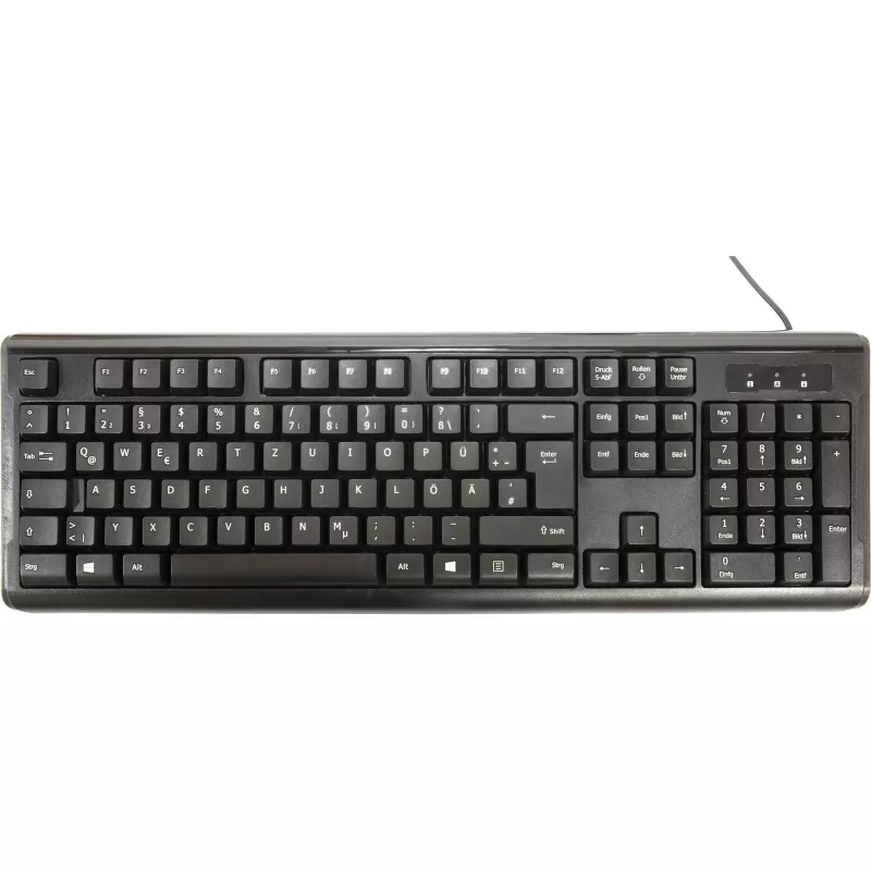 Inter-Tech AC KB-102DE Desktop USB BLACK 1000dpi 105 Buttons Wired (88884138)