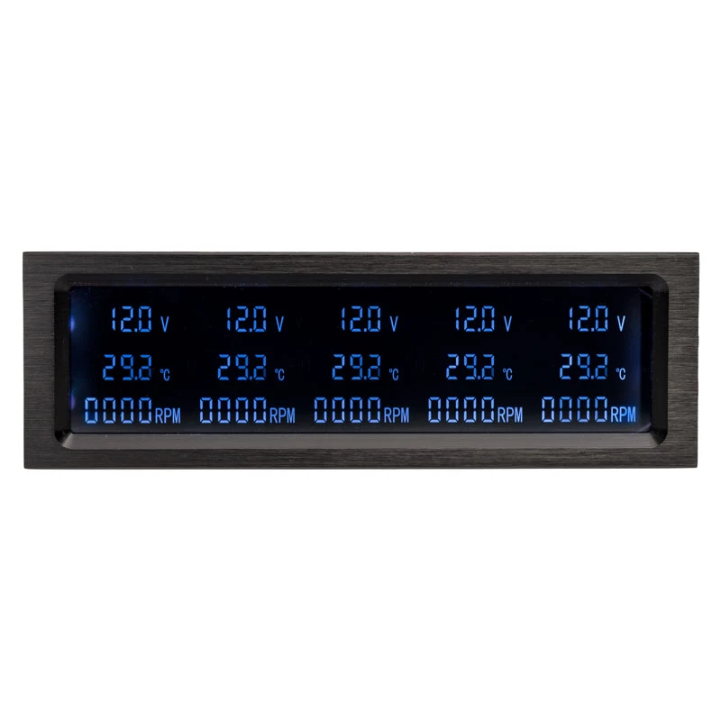 Fan Controller Lamptron CP530 — automatic fan controller with RGB, black