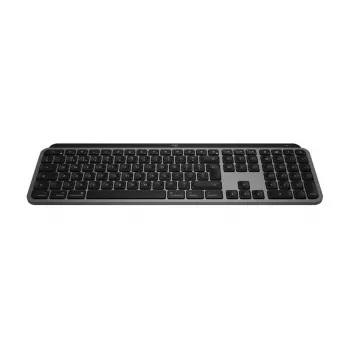 Logitech MX Keys S for Mac keyboard Office RF Wireless + Bluetooth QWERTZ German Aluminium White