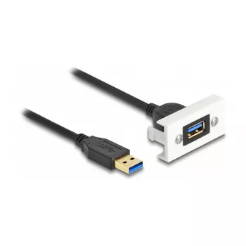 DeLOCK Easy 45 Module SuperSpeed USB USB 3.2 Gen 1 USB Type-A female to male 1m