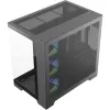 Silentware View A-RGB Black PC case VIEWBLACK — mid-tower chassis with A-RGB lighting