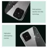 Protective phone case Devia Crystal Flora for iPhone 12 / 12 Pro — blue transparent floral design