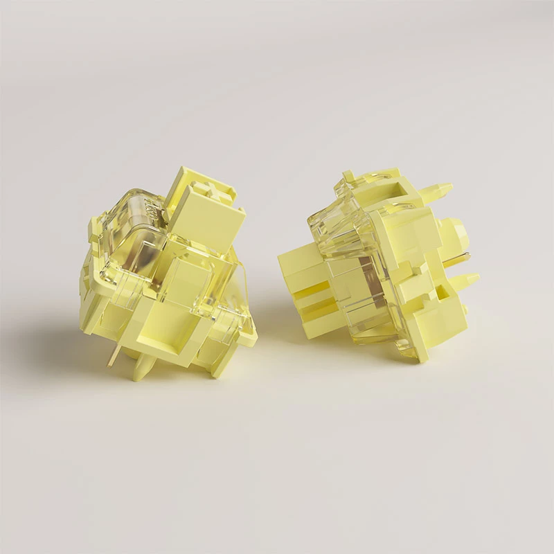 AKKO V3 Pro Cream Yellow Mechanical Switches, 5-Pin, Linear, 50 g, 45 pcs