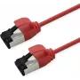 ROLINE S/FTP Patch Cable Cat.8.1, Slim, PoE, Red, 1m (21.15.3411)
