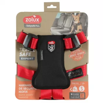 Dog harness ZOLUX TRAVEL SAFE S, size S, red