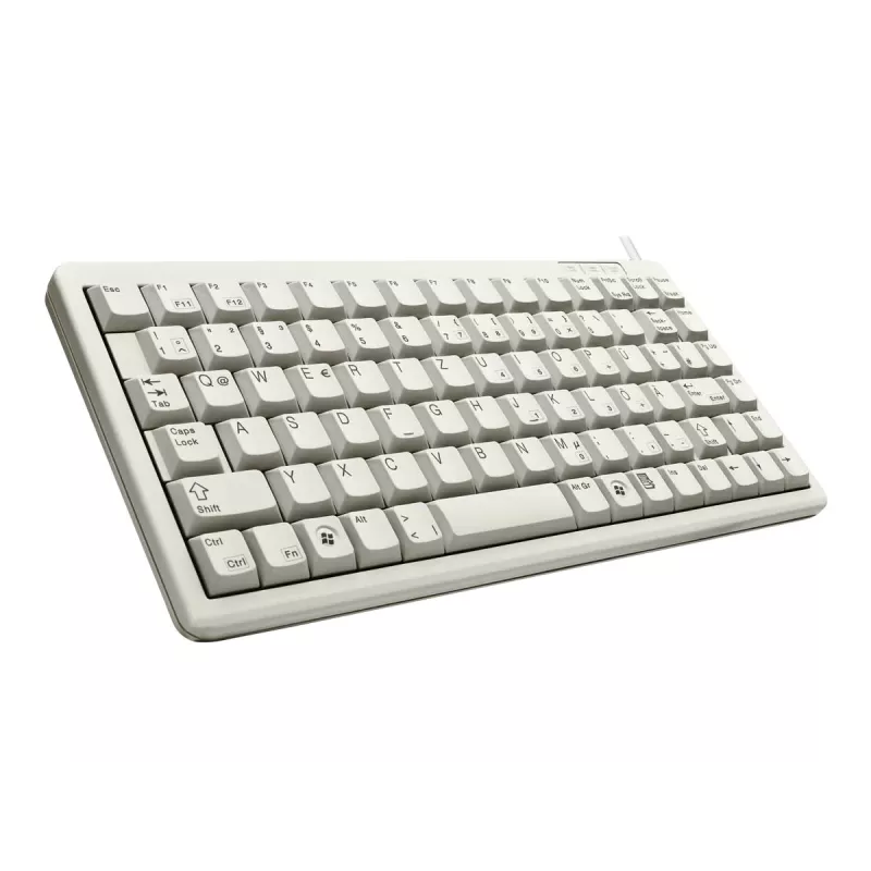 Cherry G84-4100 compact keyboard, pale grey, USB/PS/2