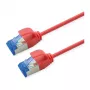 ROLINE Patch Cable Cat.6A (Class EA) S/FTP (PiMF), LSOH, PoE, Red, 1,5 m