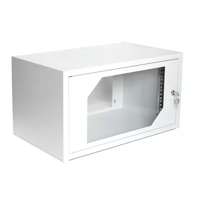 Digitus CL-19 06U rack cabinet 6U Wall mounted rack Light grey