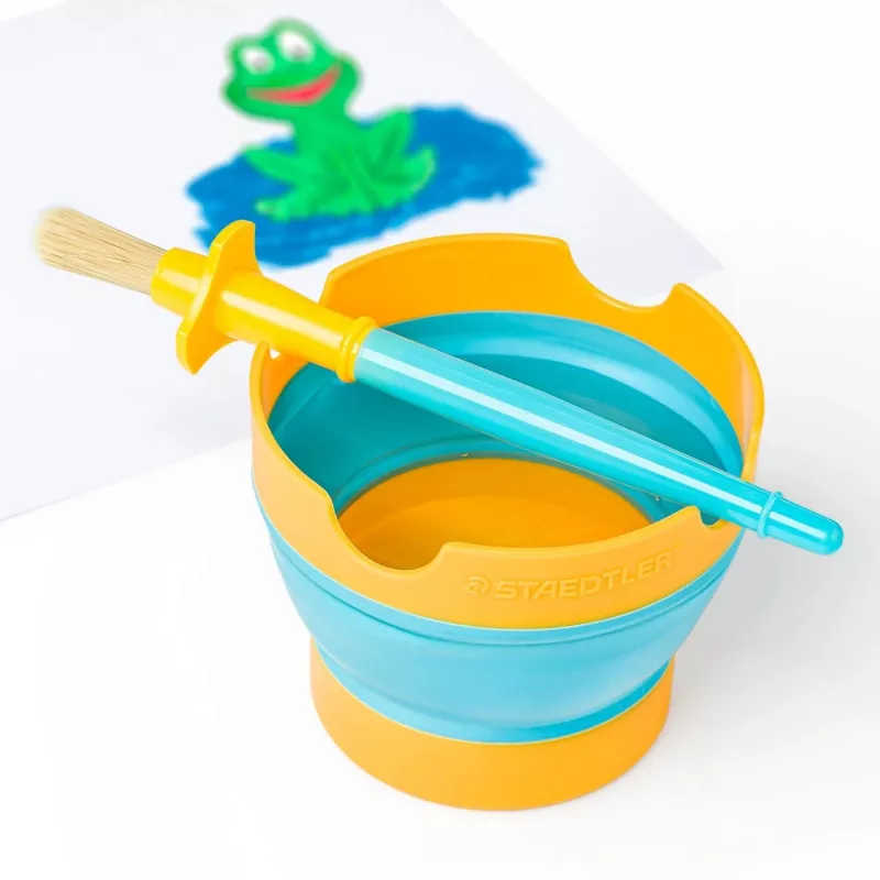 Water cup Staedtler Noris junior BK 8767 40 BK for watercolor painting, black
