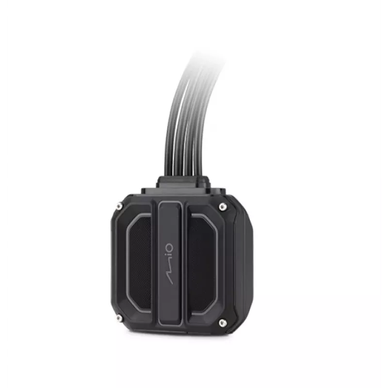 Dual-lens motorcycle driving recorder MIO MiVue M820WD with front and rear cameras, 5-satellite GPS, Wi‑Fi