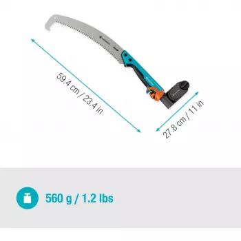 StarCut Saw 12083-20, Pruning Saw turquoise/black, also for combisystem handles