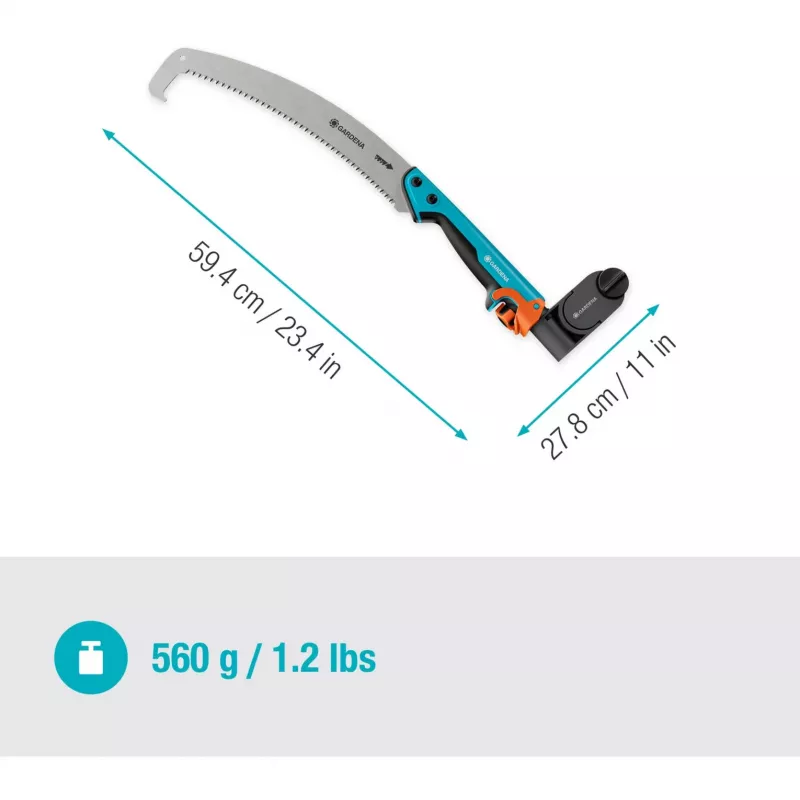 StarCut Saw 12083-20, Pruning Saw turquoise/black, also for combisystem handles