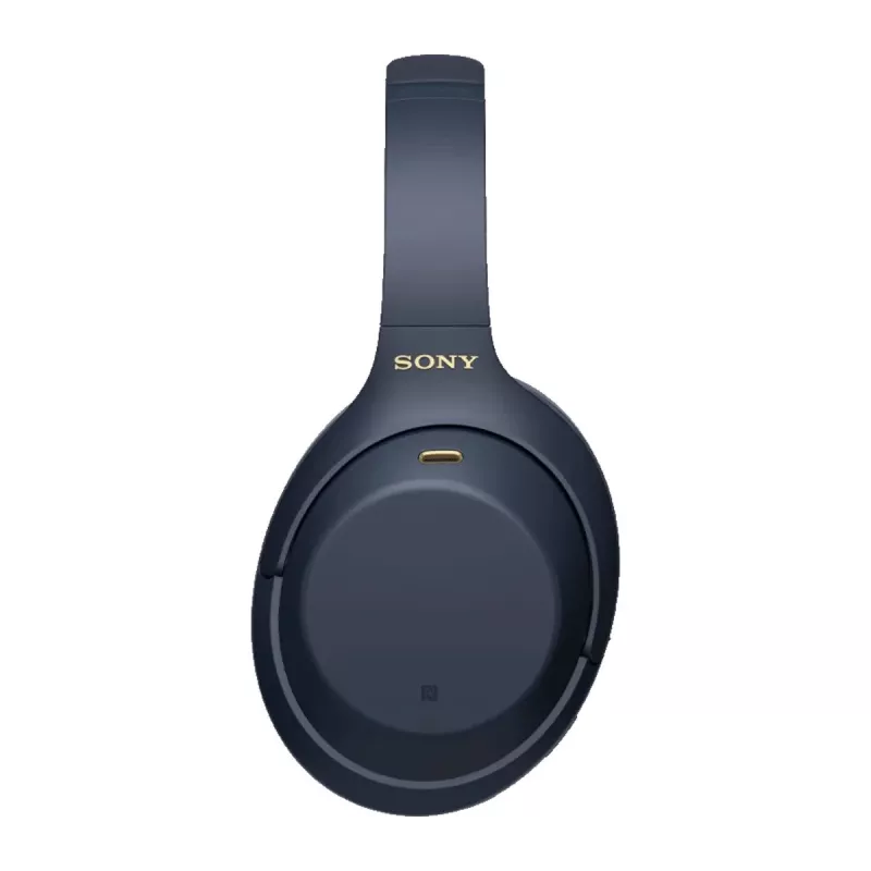 Headphones Sony WH1000XM4L.CE7, circumaural, wired & wireless (Bluetooth, USB-C), blue, head-band wearing style