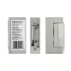 Electromagnetic lock QOLTEC 52459 12V symmetrical with memory and lock
