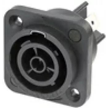 Neutrik NAC3FPX-TOP - Black - polyamide - Stainless Steel - Copper - copper alloy - IP65 - 2,5 mm² (NAC3FPX-TOP)