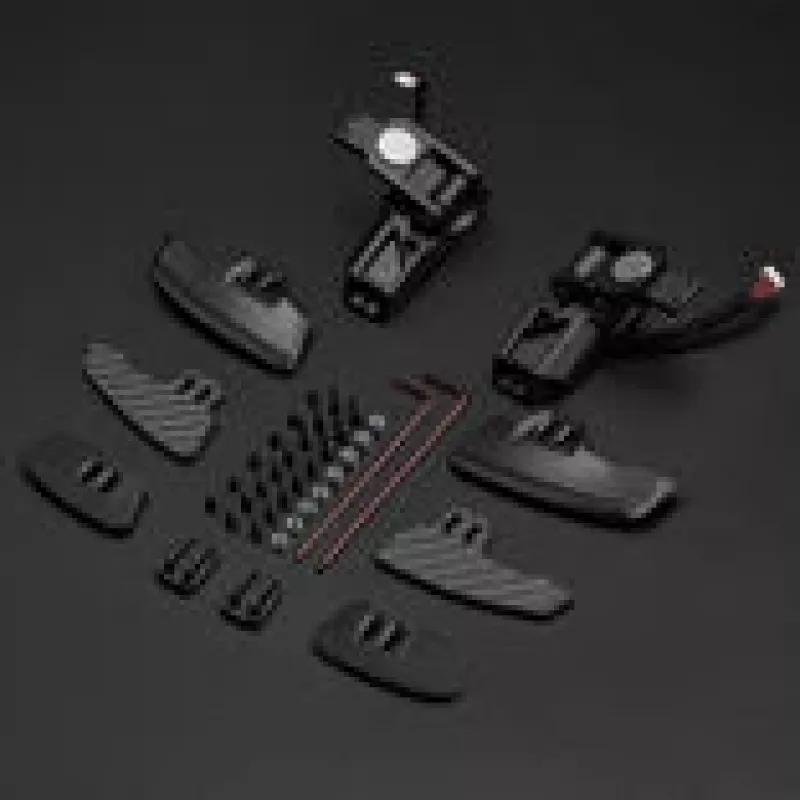 Shift paddle module Simagic S409 black — modular paddle add-on for Simagic wheels