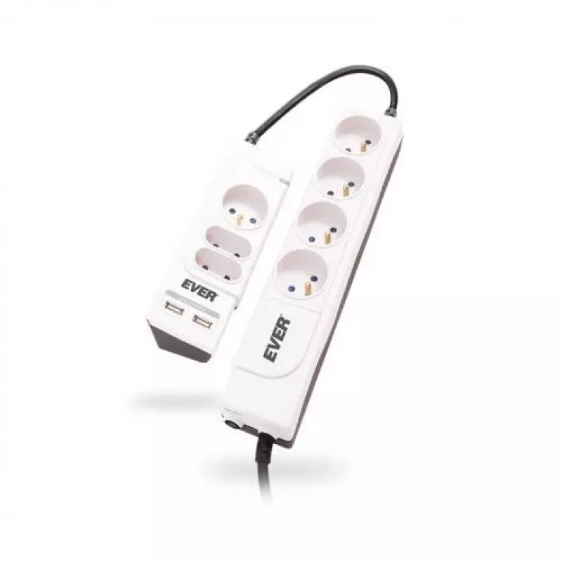 OFFICE PLUS 7 SORTIE(S) CA 250 V white (T/LZ06-OFP018/0000) - Ever