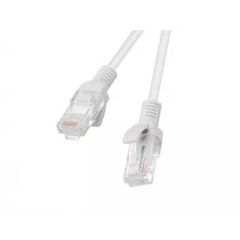 LANBERG networking cable RJ-45 Cat5e PCU5-10CC-3000-S, 30 m, U/UTP, CCA conductor, PVC jacket, 26 AWG, white