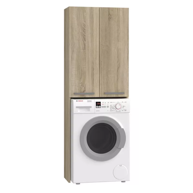 Bathroom wall cabinet top e shop POLA DD SONOMA, oak frame, wall-mounted, 4 shelves