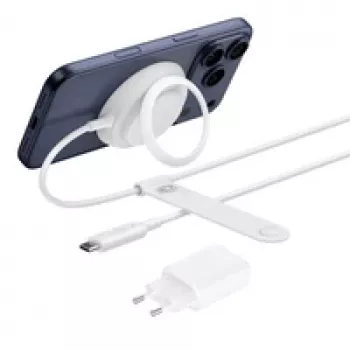 Wireless smartphone charger Belkin WIA014kqWH — indoor USB power, white