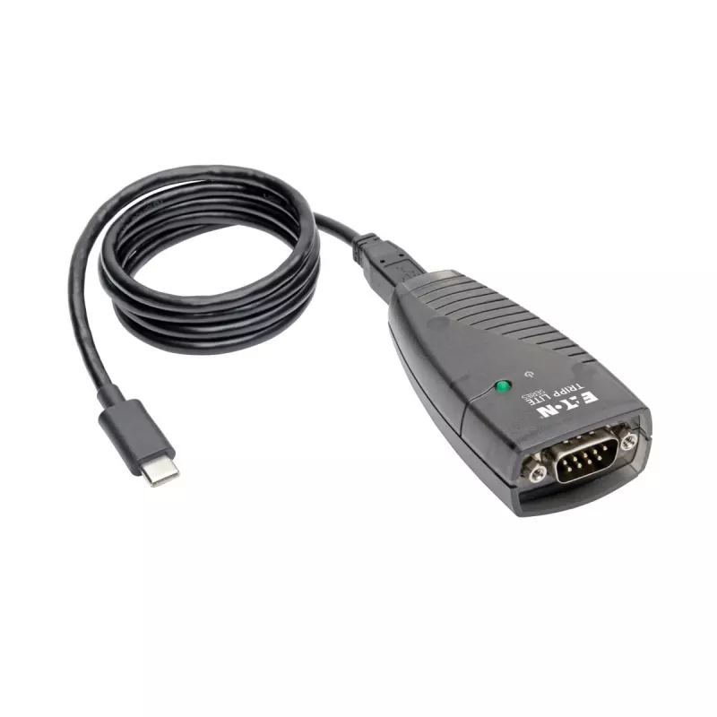 Tripp USB-C to Serial Adapter (DB9) - Keyspan, High-Speed (M/M)