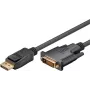Wentronic Goobay DisplayPort to DVI-D Adapter Cable 1.2, Black, 5 m - DisplayPort-Plug > DVI-D-Plug Dual-Link (24+1-Pin) (51963)