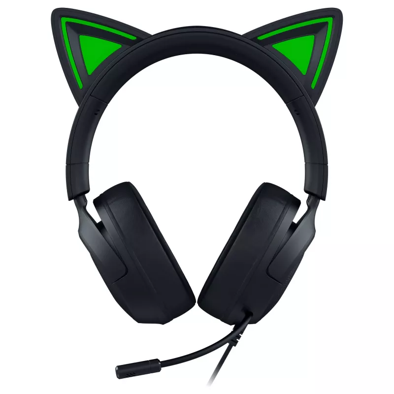 Wired gaming headset Razer Kraken Kitty V3 X — on-ear, integrated microphone