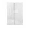 Topeshop POLA MINI DD white gloss bathroom storage cabinet White