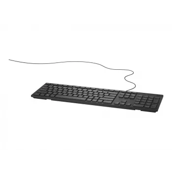 Wired full-size keyboard Dell KB216 — QWERTY Nordic layout, black, USB