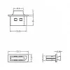 Cable cover DeLOCK 64107 DisplayPort female transparent 10 pcs