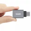 UNITEK Y-A025CGY cable interface/gender adapter USB Type-C USB Type-A Metallic
