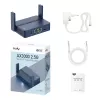 Portable router Cudy TR3000 AX3000 Wi‑Fi 6, Gigabit Ethernet WAN/LAN, USB-A, external antennas, blue