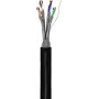 GoobayCat.7 Raw Cable Outdoor Network Cable, S/FTP (PiMF), Black (52769)