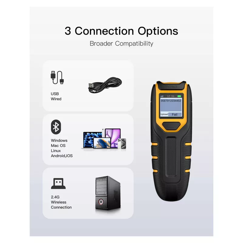 inateck Barcodescanner 47 black [BCST-47_black]