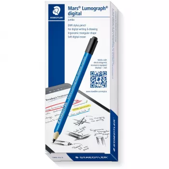 Graphite pencil Staedtler Mars Lumograph digital Jumbo, PEFC-certified, 5 tips