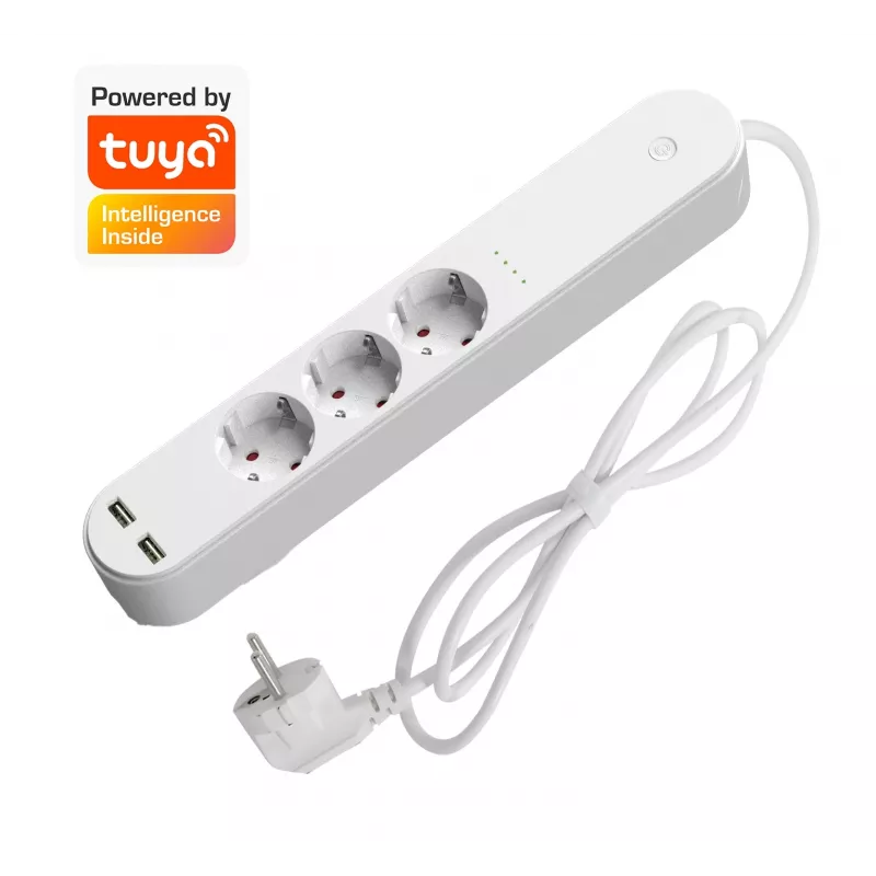 Smart power strip Denver SHP-310U 3 AC outlets Type F 3680 W