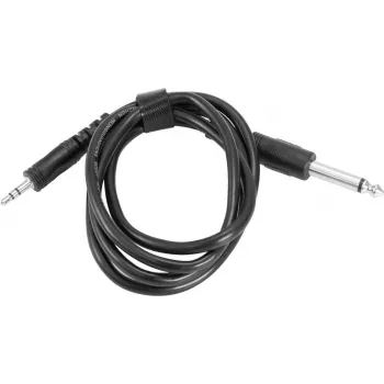 E-guitar adapter cable Omnitronic 6.3mm jack to 3.5mm (model 13063458)