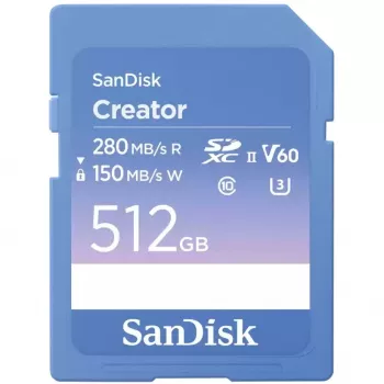 Flash memory SanDisk 512 GB SDXC UHS-II Creator