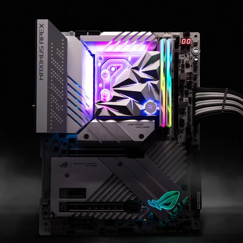 EK Water Blocks EK-Quantum Velocity² Edge D-RGB - 1700/1851 Silver Special Edition